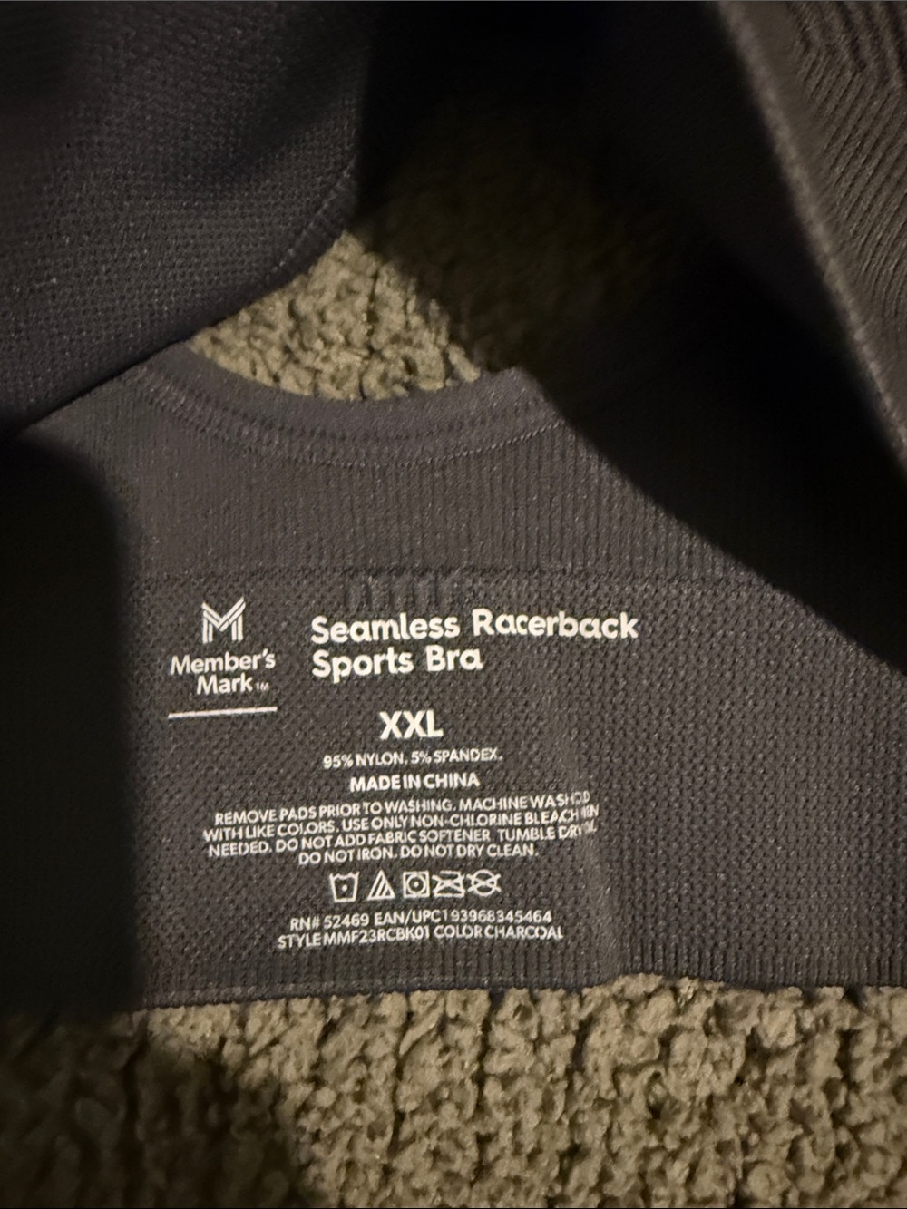 Racerback Sports Bra Duo — Pink & Gray - Picture 3 of 6